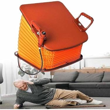 Imagem de Almofada de elevação alimentada por almofada auxiliar, ajuda a se levantar e sentar lentamente, auxílio de mobilidade portátil e seguro para doenças musculares Joelhos idosos fracos mal-estar