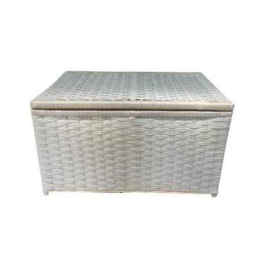 Imagem de Baú Organizador de Brinquedos Infantil 70x40x40 – Caixa de Fibra Sintética Multiuso para Quarto ou Sala(Palha)