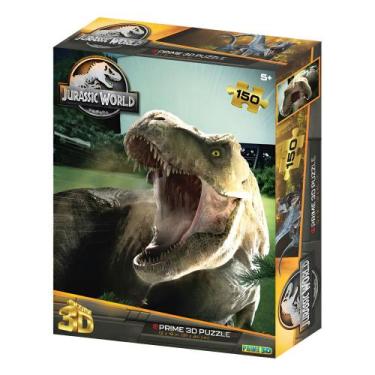 Imagem de Quebra Cabeça 3D Jurassic World T-Rex 150 Peças Multikids - BR2111