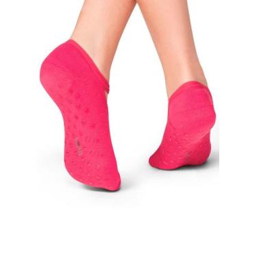 Imagem de Meia Sapatilha Infantil Lupo 02627-004 Antiderrapante Algodão T. 24/29