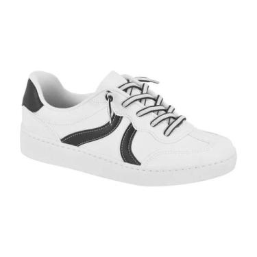 Imagem de Vizzano Tenis 1214.1070 Branco/Preto, Branco, Preto, 35