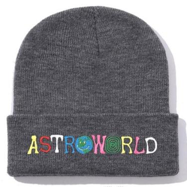 Imagem de Gorro de inverno Astroworlds Anime tricotado quente unissex - Yiweisai