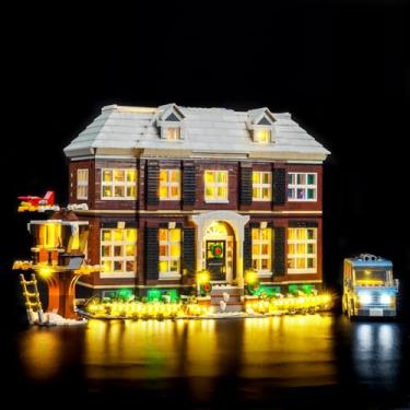 Imagem de VONADO Led Light Kit for Lego Home Alone Exclusive 21330 Building Set ( No Model ), Led Decoration Lighting Set for Lego Ideas 21330 Collectible Building Blocks Model (Updated Edition)