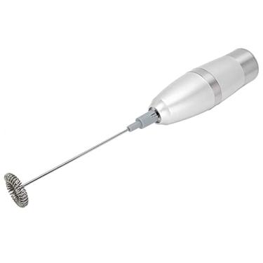 Imagem de Eujgoov Batedor de Ovos, Batedeira Elétrica Portátil Portátil, Fabricante de Espuma de Aço Inoxidável, ótimo Presente para café, café