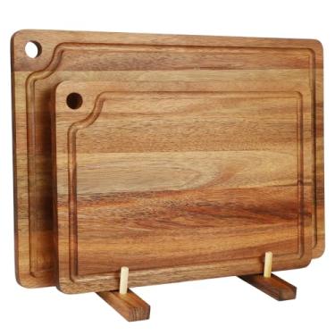 Imagem de Conjunto de 2 peças de tábua de corte de madeira ACACIA