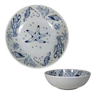 Imagem de Bowl Tigela Multiuso Cozinha 650ml 18cm Melamina Plástica Cumbuca Salada Açaí Caldo Frutos Do Mar (2)