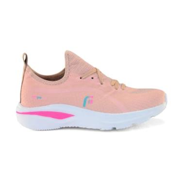 Imagem de Tênis Feminino Esportivo Slip On Jumper Academia Treino Confortável Leve Cano Baixo Sola Micro Expandido (Rosé, BR, Adulto, Numérico, M, 35)