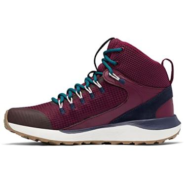 Imagem de Columbia Tênis feminino de caminhada à prova d'água Trailstorm Mid, Marionberry/Deep Water, 8.5