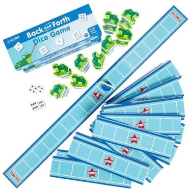 Imagem de Fun Express Jogo de dados de sapo pulando de 48 peças para 12