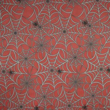 Imagem de 10 Toalha Mesa Festa Estampado TNT Spider Teia Aranha 70X70 - Idealiza
