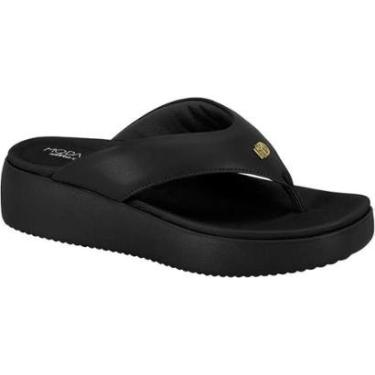 Imagem de Tamanco Modare Papete Chinelo Conforto Leve Ortopédico Preto-Feminino