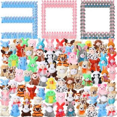 Imagem de Brinquedos de pelúcia Sasylvia, 300 peças, mini chaveiro de 6 cm