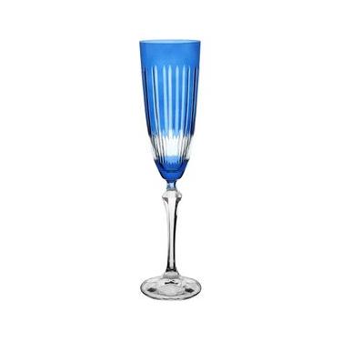Imagem de Taça para Champanhe Bohemia Elizabeth Azul - 190ml