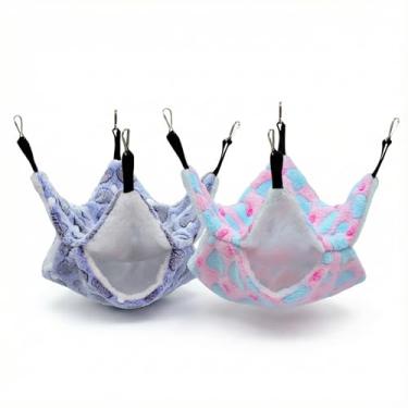 Imagem de Doryfew 2 peças de rede de porquinho-da-índia para ratos, porquinho-da-índia, hamster, furão, acessórios para pendurar