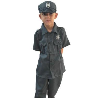 Imagem de Fantasia Infantil Profissões Bombeiro , Policial, Gari - SGB MODAS, Po