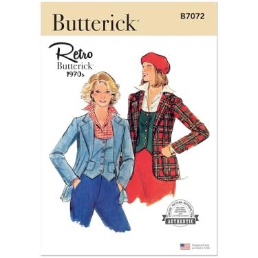 Imagem de Butterick Padrão B7072 Colete e jaqueta para senhorita