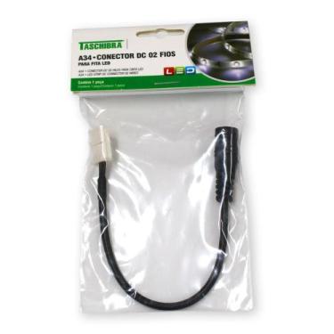 Imagem de A34 Conector DC 2 Fios Fita de LED a Fonte única - TASCHIBRA