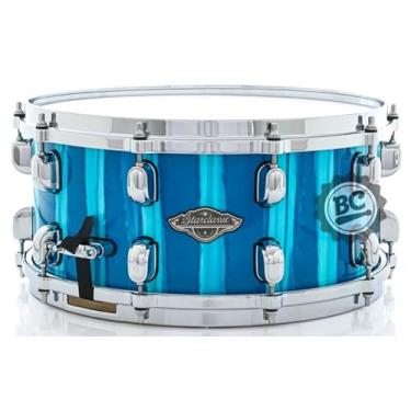 Imagem de Caixa Tama Starclassic Performer Maple Birch SkyBlue Aurora 14x6,5¨ com Aros Die-Cast