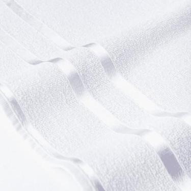 Imagem de Kit 3 ou 6 Toalhas de Rosto 100% Algodão Absorventes Macias para Banheiro e Rotina Diária (Branco lyra,6 Toalhas)