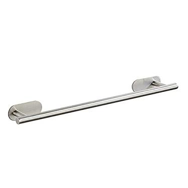 Imagem de HHHJQFAAT Toalheiros montados na parede, toalheiro de banheiro de aço inoxidável adesivo 40/50/60 cm Toalheiros montados na parede para banheiros de cozinha -60 cm (tamanho: 50 cm) (uma cor 60 cm)