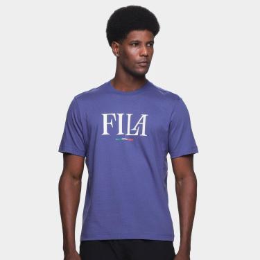 Imagem de Camiseta Fila Italy Letter Masculina-Masculino