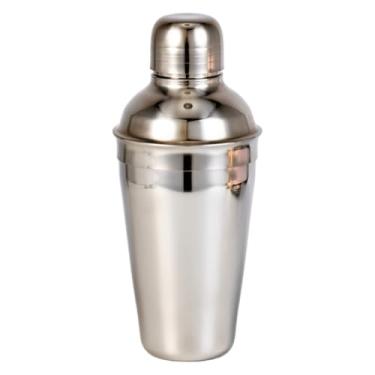 Imagem de Coqueteleira Inox 500ml Para Drinks E Coquetéis Aço Inoxidável Resistente Tampa Ergonômica Uso Doméstico E Profissional Bar Cozinha Evento