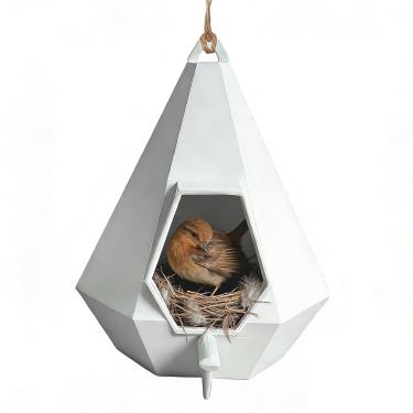 Imagem de Alimentador De Pássaros Para Exteriores - Alimentador Em Forma De Gota Para Beija-flores - Alimentadores De Aves Para Inverno - Ferramenta Para Animais De Estimação Para Beija-flores Em Jardim