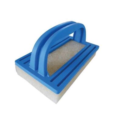 Imagem de Escova Para Piscina Passe Limp Netuno Limpeza De Bordas Azulejos Fibra Sintética Pegador Ergonômico