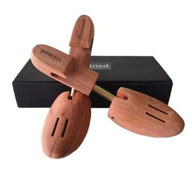 Imagem de Refined. Refinado. Suporte Ajustável Para Sapatos De Cedro Homens, Madeira, Todos Os Tipos Sola Plana (Grande / 10,5-11,5 Eua)