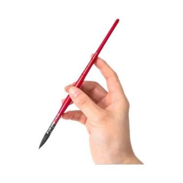 Imagem de Pincel De Pintura Artística De Pelo De Esquilo Pontiagudo Para Aquarel