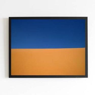 Imagem de Quadro Fotografia Deserto 45X34Cm - Com Vidro Moldura Preta