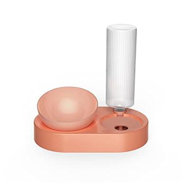 Imagem de Tigela para animais de estimação tigela dupla para cães com suporte elevado suprimentos para animais de estimação tigela de água para gatos tigelas de comida para alimentador de cães produtos para