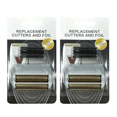 Imagem de Pacote com 2 máquinas de barbear de substituição para Andis Foil Shaver TS1 (17150, 17235, 17220) e TS2 (17200), dourado