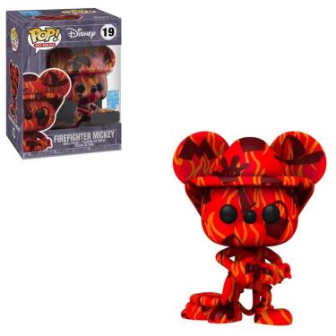 Imagem de Funko Pop Disney Artist 19 Mickey Firefighter