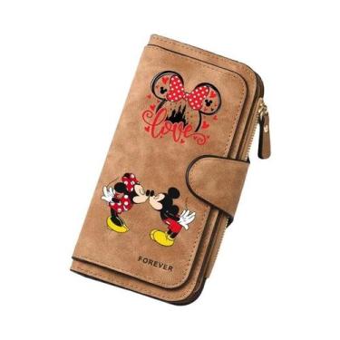 Imagem de Carteira Feminina Mickey Minnie, Bolsa Para Cartões E Moedas, Presente