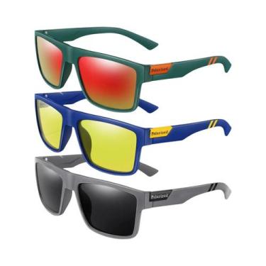 Imagem de Óculos De Sol Polarizados Unissex UV400 Para Esportes Ao Ar Livre, Pes