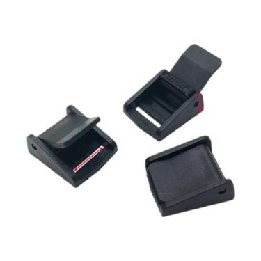 Imagem de Fivelas De Plástico Pretas Para Mochilas, Clipe De Ajuste, 5 Tamanhos,