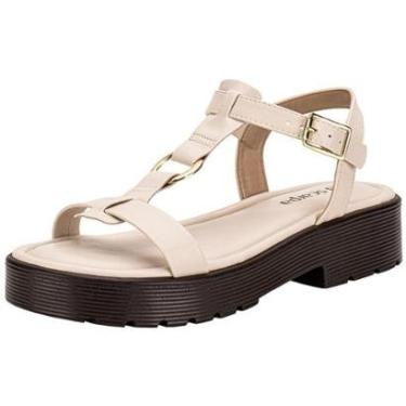 Imagem de Sandália Salto Grosso Via Scarpa Feminina-Feminino