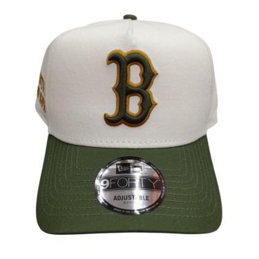 Imagem de Boné New Era 9Forty Boston Red Sox - Creme/Verde-Unissex