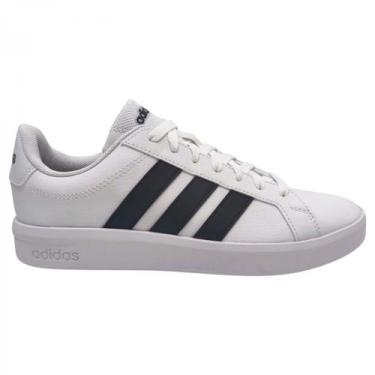 Imagem de Tênis Adidas Feminino Grand Court Base 30 JR4616, Branco, 36