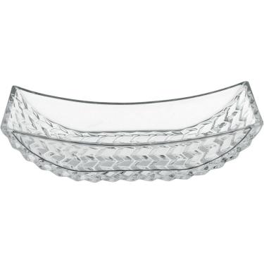 Imagem de Fruteira Centro Mesa Home&co Vidro 9x36x14cm Transparente