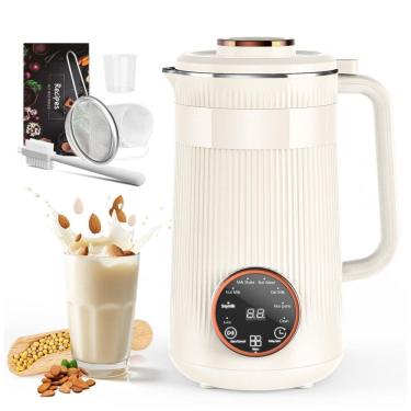 Imagem de Máquina de Leite Vegetal RELEXNOW Branca 1L 8 em 1 Programável Autolimpeza Aquecimento...