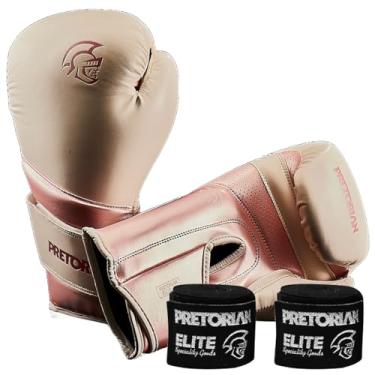 Imagem de CONJUNTO BOXE/MUAY THAI PRETORIAN ELITE - 1 PAR DE LUVAS +1 PAR DE BANDAGEM 4,5M