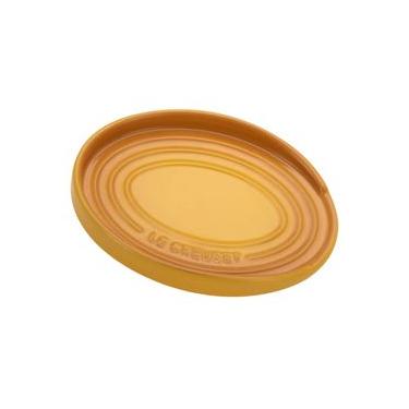 Imagem de DESCANSO OVAL PARA COLHER LE CREUSET 16CM EM CERÂMICA AMARELO NECTAR 71507156720099