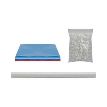 Imagem de Cataventos De Plástico Coloridos Com 4 Pás, 10-50 Peças, Decoração DIY