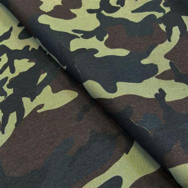 Imagem de Tecido Sarja Estampada Camuflagem - 1,60m de Largura