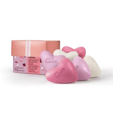 Imagem de Presente Caixa Sabonetes Sortidos Corações Tododia 6un 90g