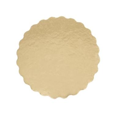 Imagem de Base Laminada Ouro Para Bolo Redondo 28cm - 100 Unidades - TAMAROZZI E
