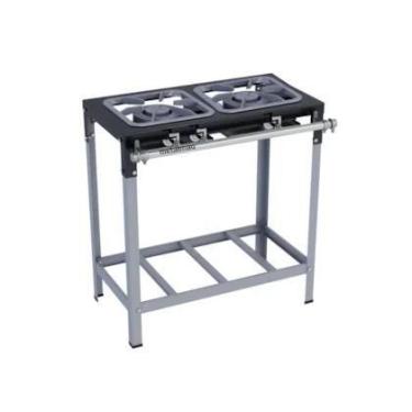 Imagem de Fogao 30x30, p5 c/ 02bocas duplas - baixa pressao - metalmaq