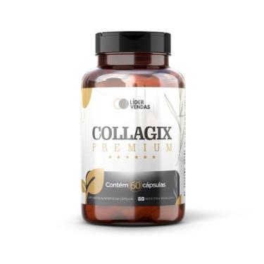 Imagem de COLLAGIX PREMIUM 500mg - 60 Cápsulas  Colágeno, CoQ10, Resveratrol, Bi